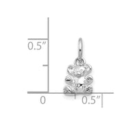 White Gold Teddy Bear Pendant (14K)
