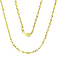 Hollow Puffy Mariner Twist Chain (14K)
