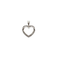 Diamond Outlined Heart Pendant (14K)