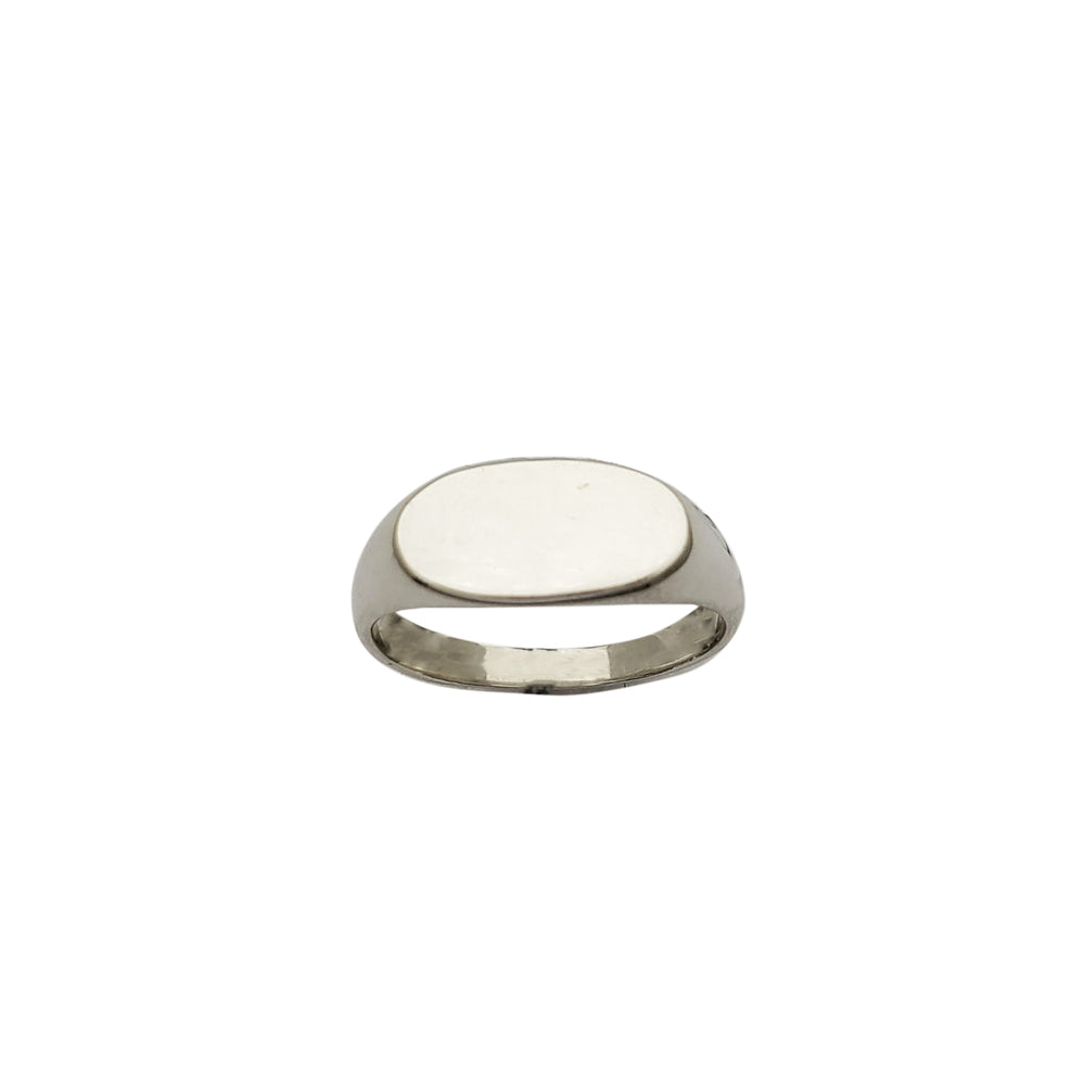 Oval Signet Ring (Silver)