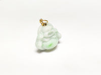 Jade Buddha Pendant (Snow/Moss Marbling) - Popular Jewelry