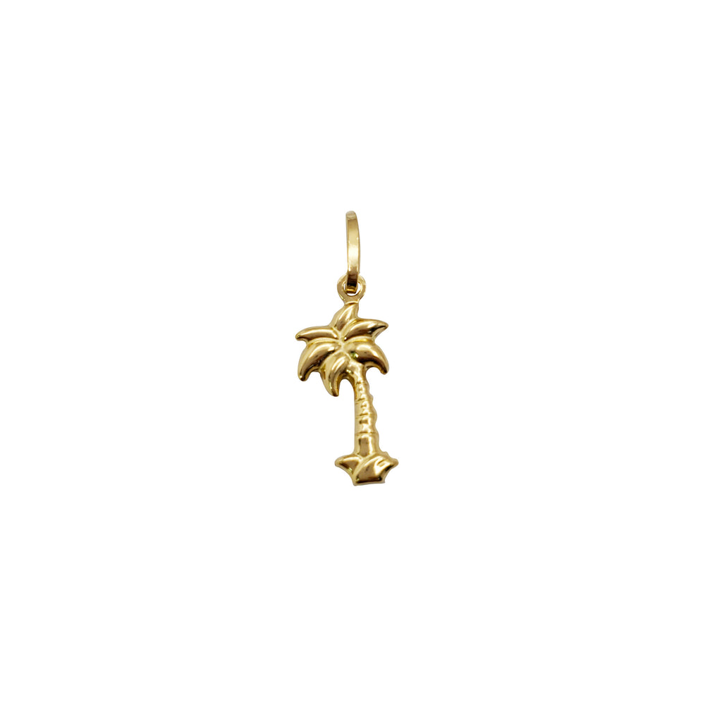 Mini Palm Tree Pendant (14K)