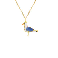 Yellow Gold Seagull Fancy Necklace (14K)