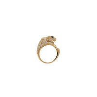 Iced-Out Panther Ring (14K)