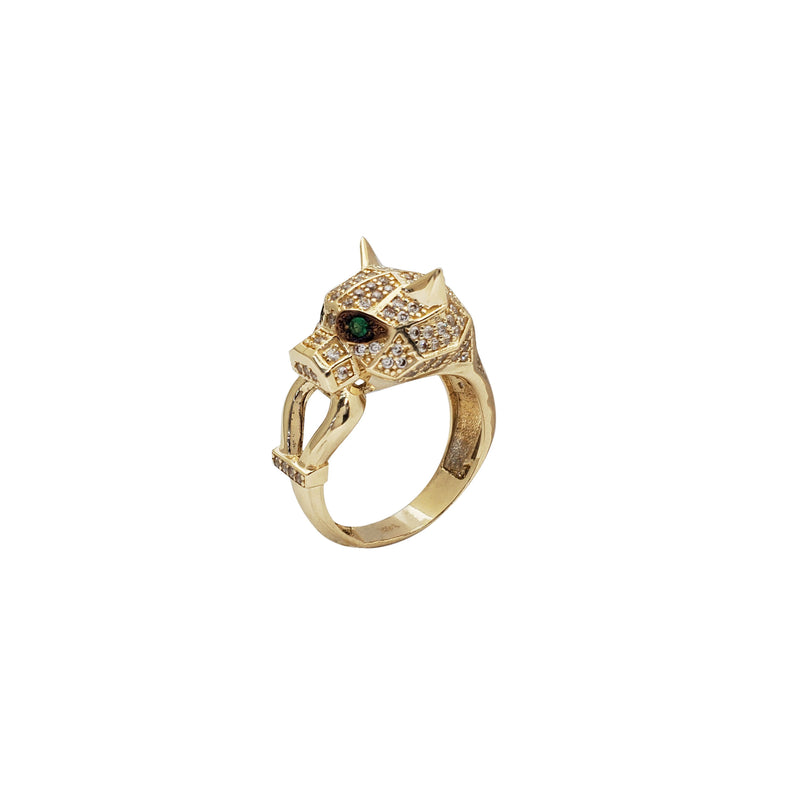 Ornamental Panther Ring (14K)