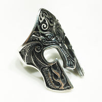 טבעת קסדת ברבוט מימי הביניים (כסף) - Popular Jewelry