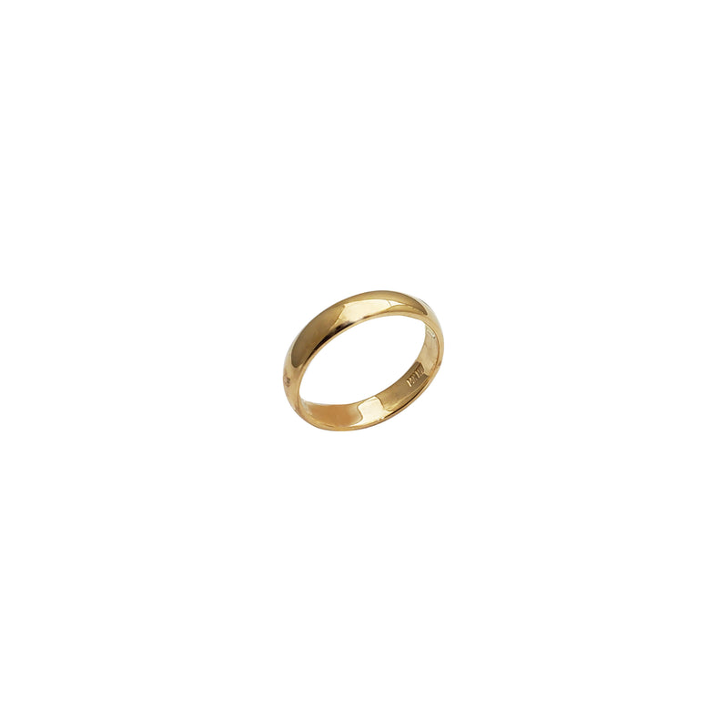Plain Wedding Band Ring (14K)