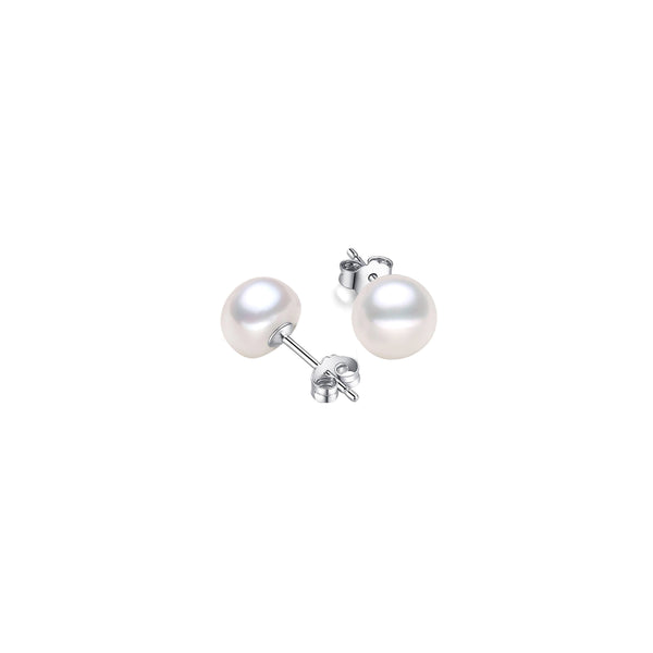 Pearl Stud Earring (Silver)