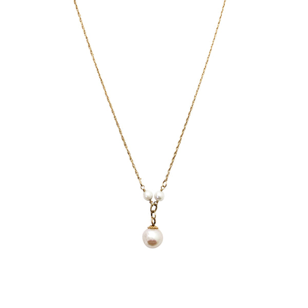 Freshwater Pearl Necklace (14K)