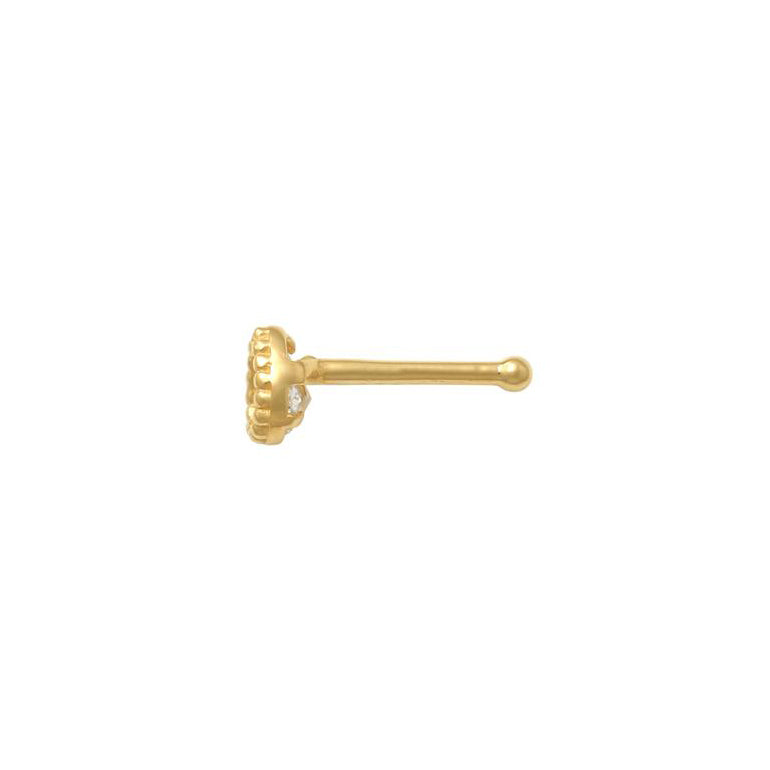 Pear Nose Ring (14K)