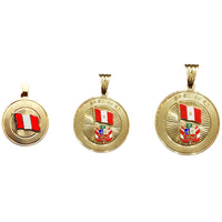 Peru Medallion Pendant (14K)
