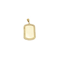 Rectangle Shape Picture Pendant (14K)