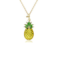Yellow Gold Pineapple Fancy Necklace (14K)