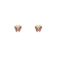 Butterfly Stud Earrings (14K)