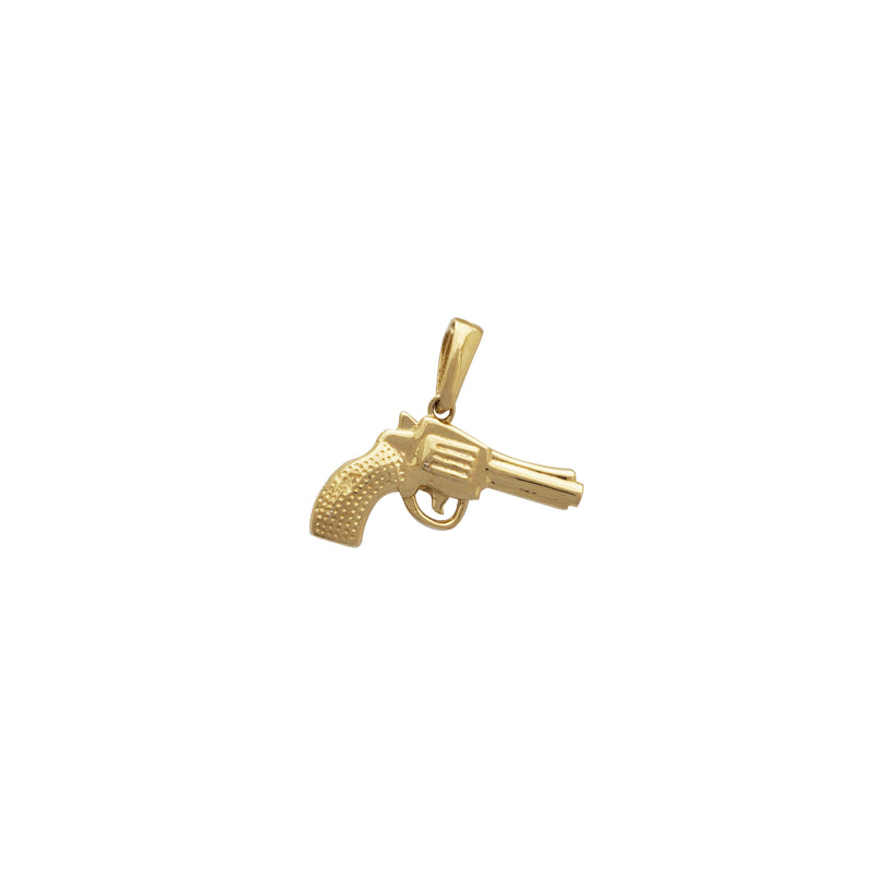 Revolver Pistol Pendant (14K)