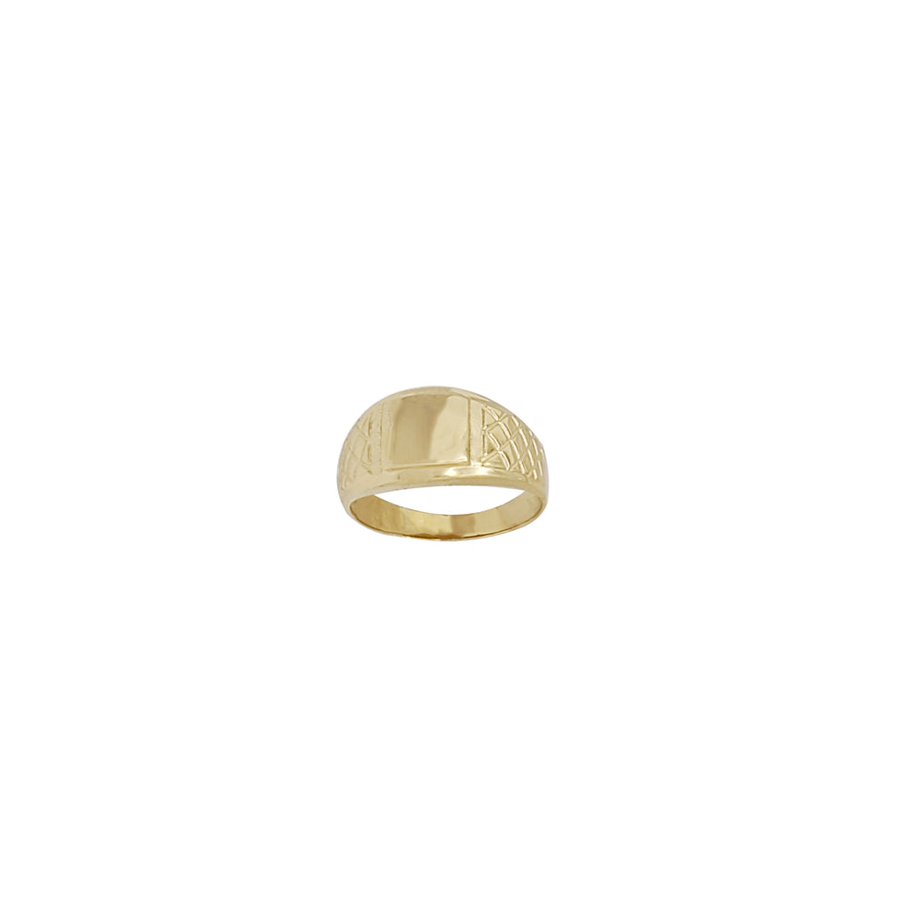 Square Signet Ring (14K)