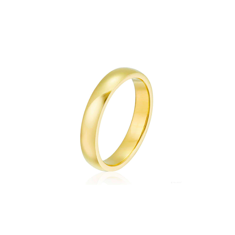 Plain Wedding Band Ring (14K)