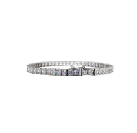 Princess-Cut Tennis Bracelet (14K).
