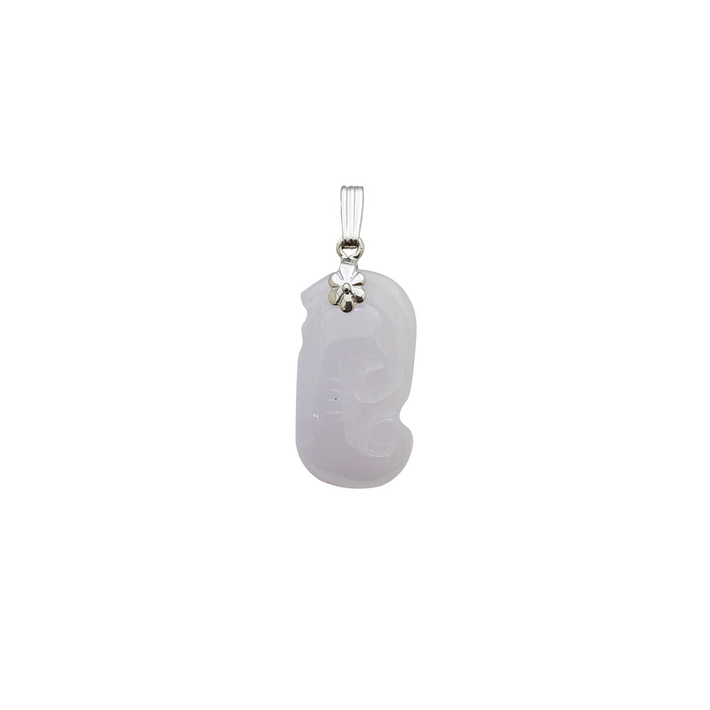 Prosperity Purple Jade Pendant (14K)