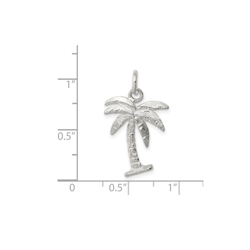 Palm Tree Pendant (Silver)