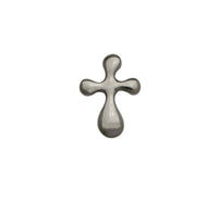 Puff Cross Pendant (Silver)
