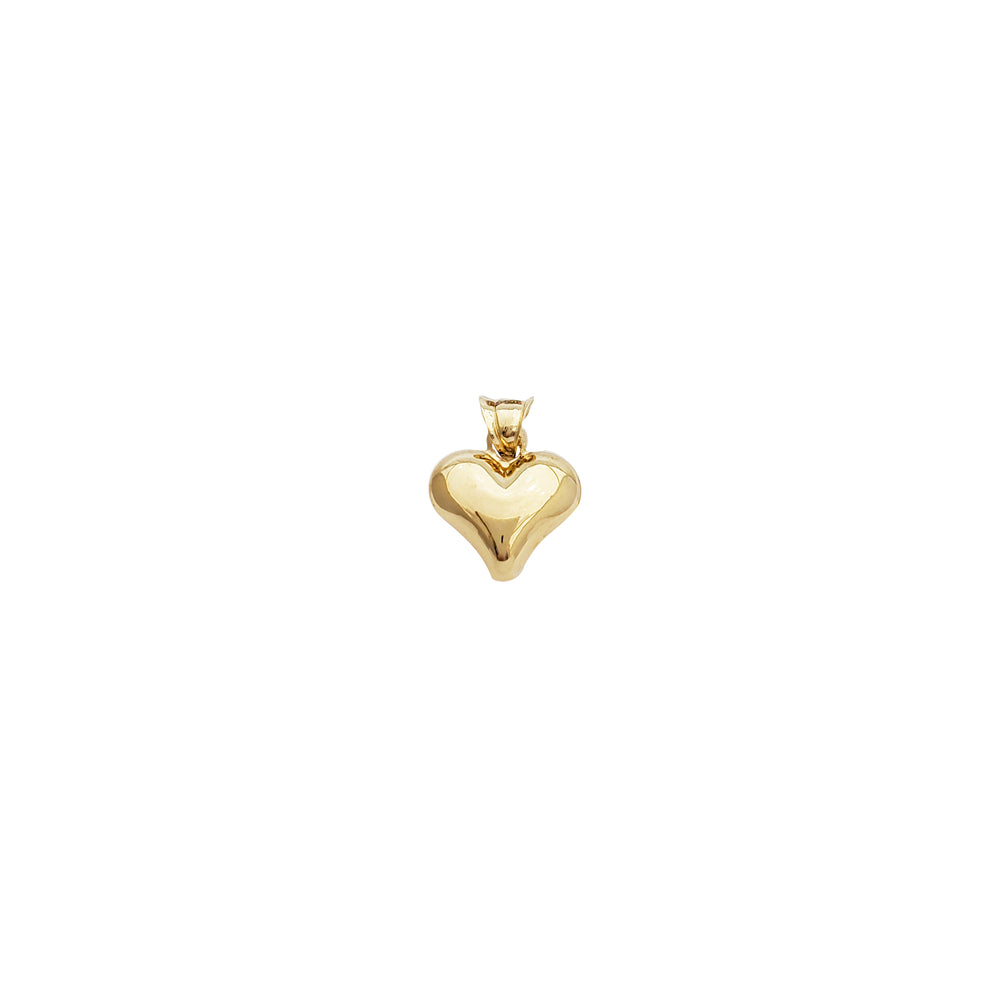 Puffy Heart Pendant (14K)