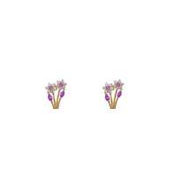 Flower Stud Earring (14K)