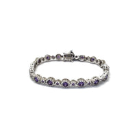 Purple Cz Bracelet