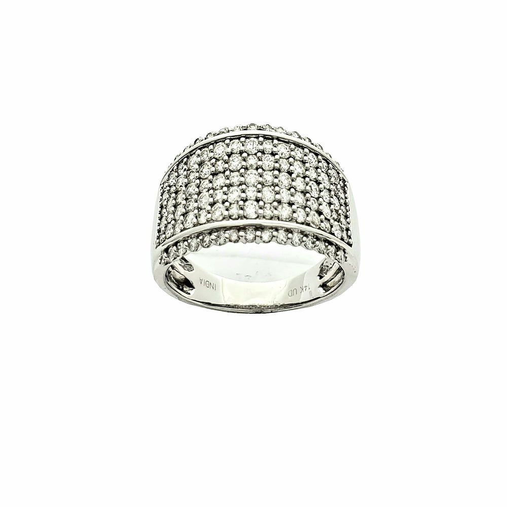 Diamond Cocktail Band Ring (14k)