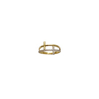 Double Cross Ring (14K)
