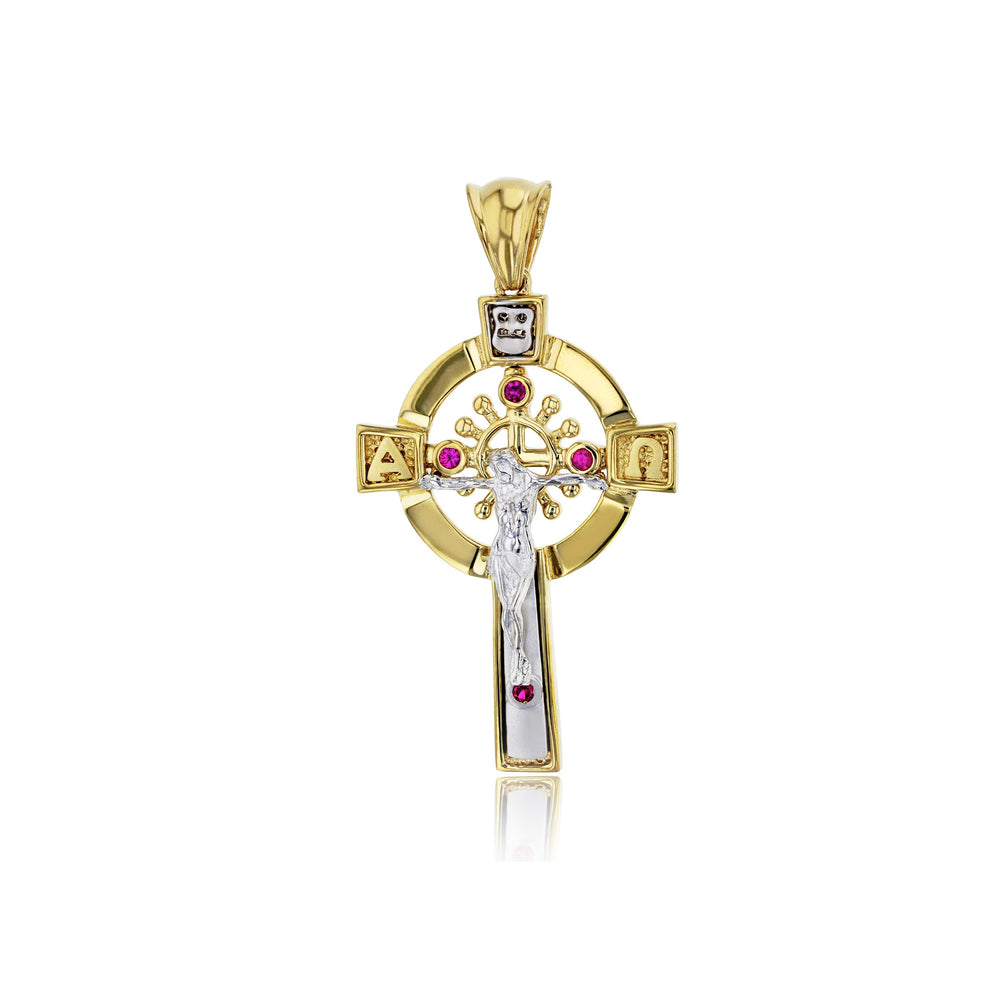 Jesus Cross Pendant (14K)