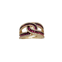 Red Zirconia Lady Ring (14K)