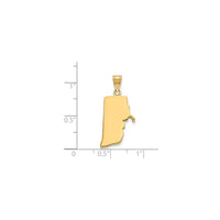 Plain Rhode Island State Pendant (14K)