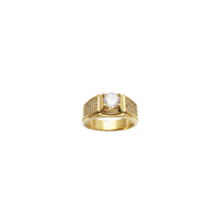 Ицед-Оут округли ЦЗ камени прстен (14К)