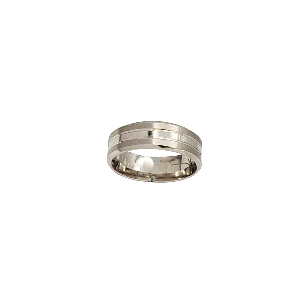 Triple Stripe Band (Silver)