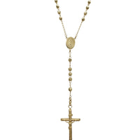 Mga Discos-Cuts Beads Rosary Necklace (14K)