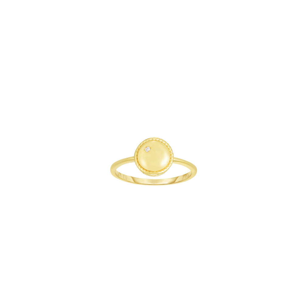 Circle Signet Ring (14K)