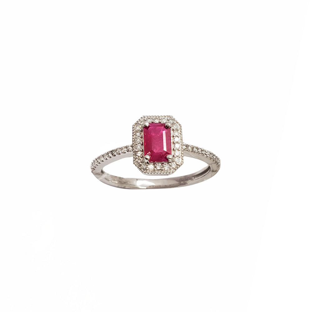 Diamond Ruby Lady Ring (14K)