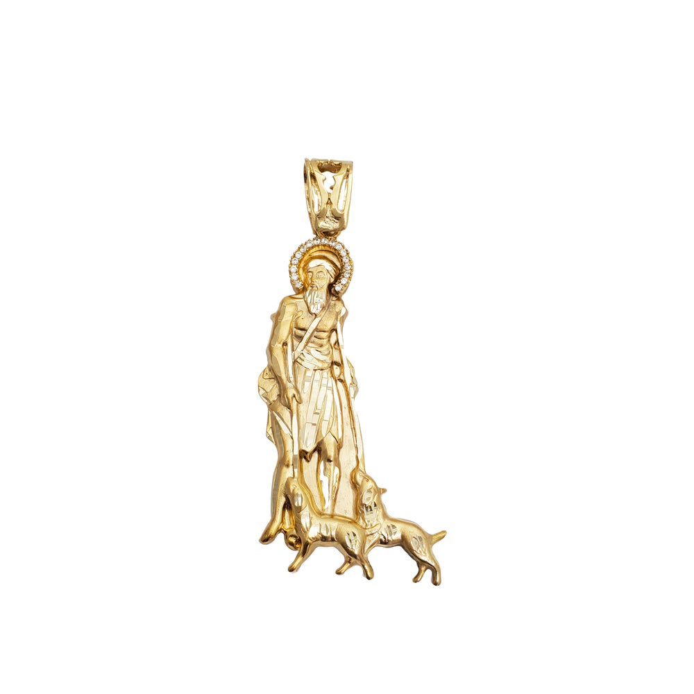 Saint Lazarus Pendant (14K)