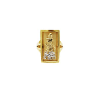 Saint Lazarus Square Ring (14K)