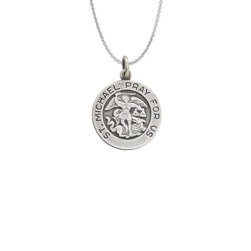 Saint Michael Necklace (Silver)