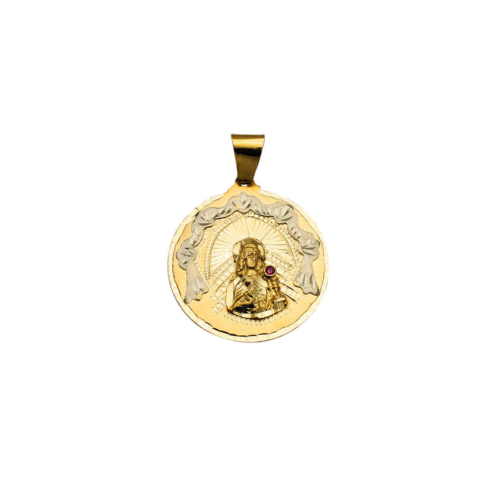 Two-Tone Santa Barbara Pendant (14K)