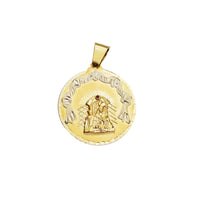 Virgin Mary Altagracia Medallion Pendant (14K)