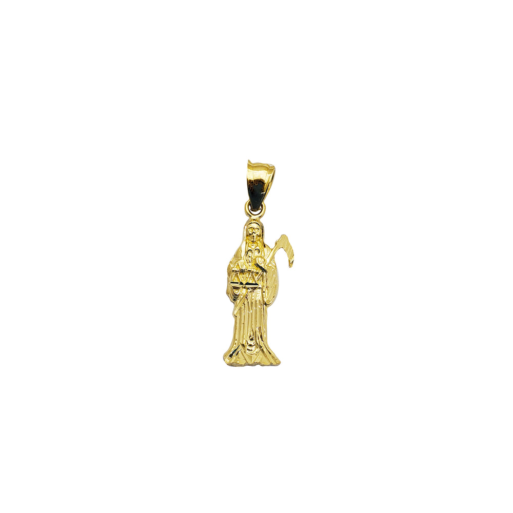 Santa Muerte Pendant (14K)