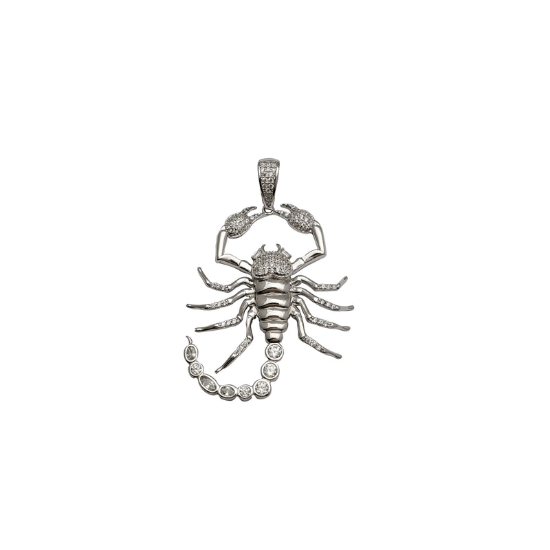 Silver Scorpion CZ Pendant (925)