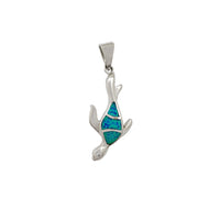 Blue Opal Seal Pendant (Silver)