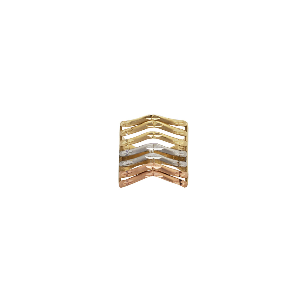 Tricolor Lady Ring (14K)