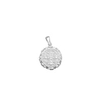 Saint Benedict Frilled-Edge Medallion Pendant (Silver)