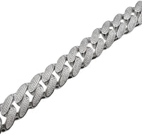 Zaleđeni kubanski lanac (srebrni)