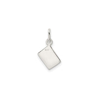 Ace of Hearts Card Pendant (Silver) back - Popular Jewelry - Njujork